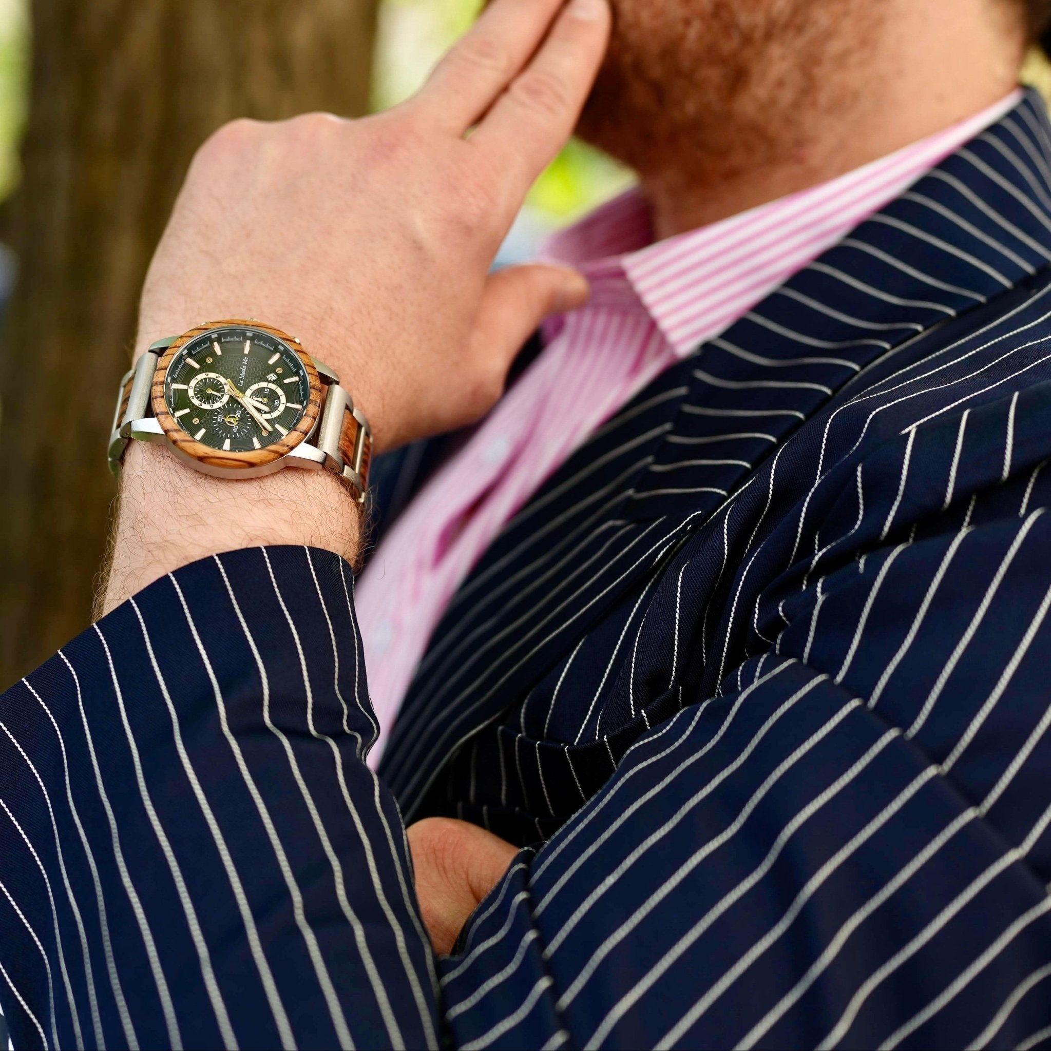 Watch Timberline Blue - Eco - Friendly Wooden Timepiece - Von Günther zu WindWatches