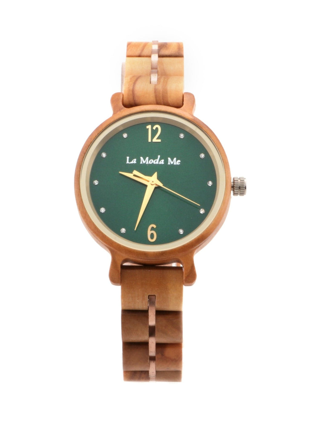 Watch Viridis Olivewood Green - Eco - Friendly Elegant Timepiece - Von Günther zu WindWatches